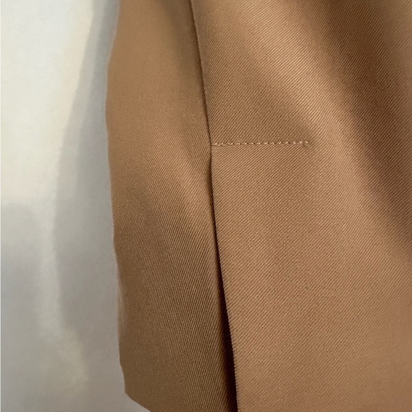 7 for All Mankind Double-Breasted Camel Blazer – Women’s Size Small - Picture 6 of 15